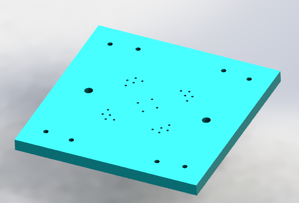 CPU风扇挡板模具